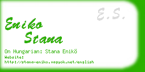 eniko stana business card